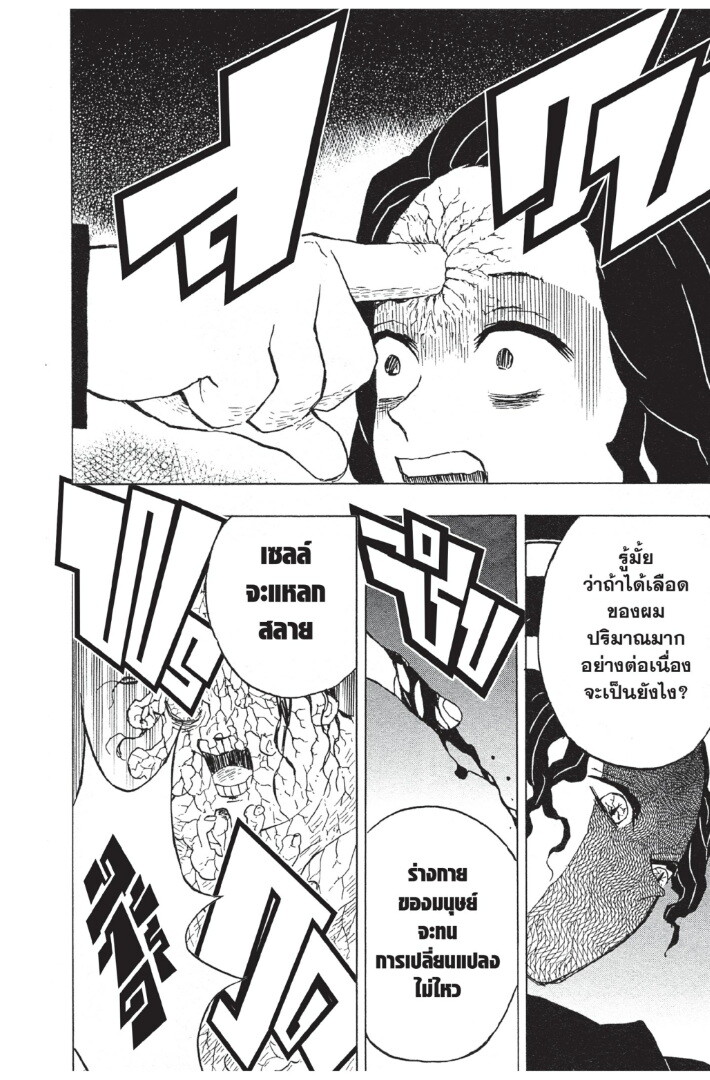 Kimetsu no yaiba ดาบพิฆาตอสูร ตอนที่ 8 page 141