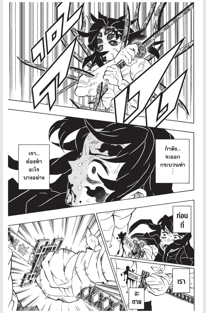 Kimetsu no yaiba ดาบพิฆาตอสูร ตอนที่ 170 page 114