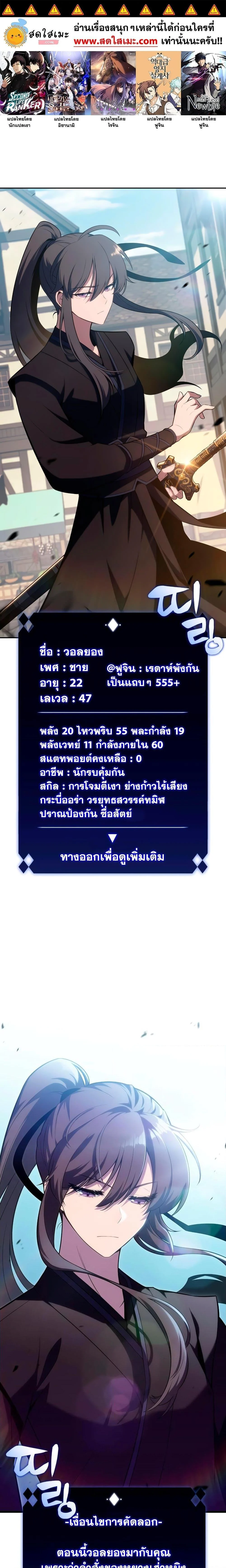 Solo Max-Level Newbie ผู้เล่นหน้าใหม่เลเวลแมกซ์ ตอนที่ 110 page 0